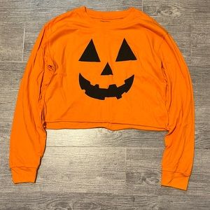 Pumpkin crop top - L